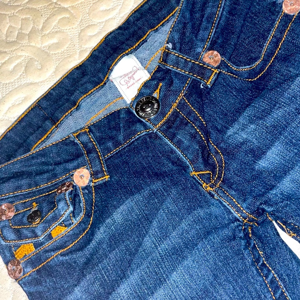 True religion dark wash jeans